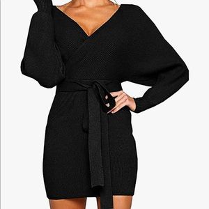 Black Sweater Dress Size XL